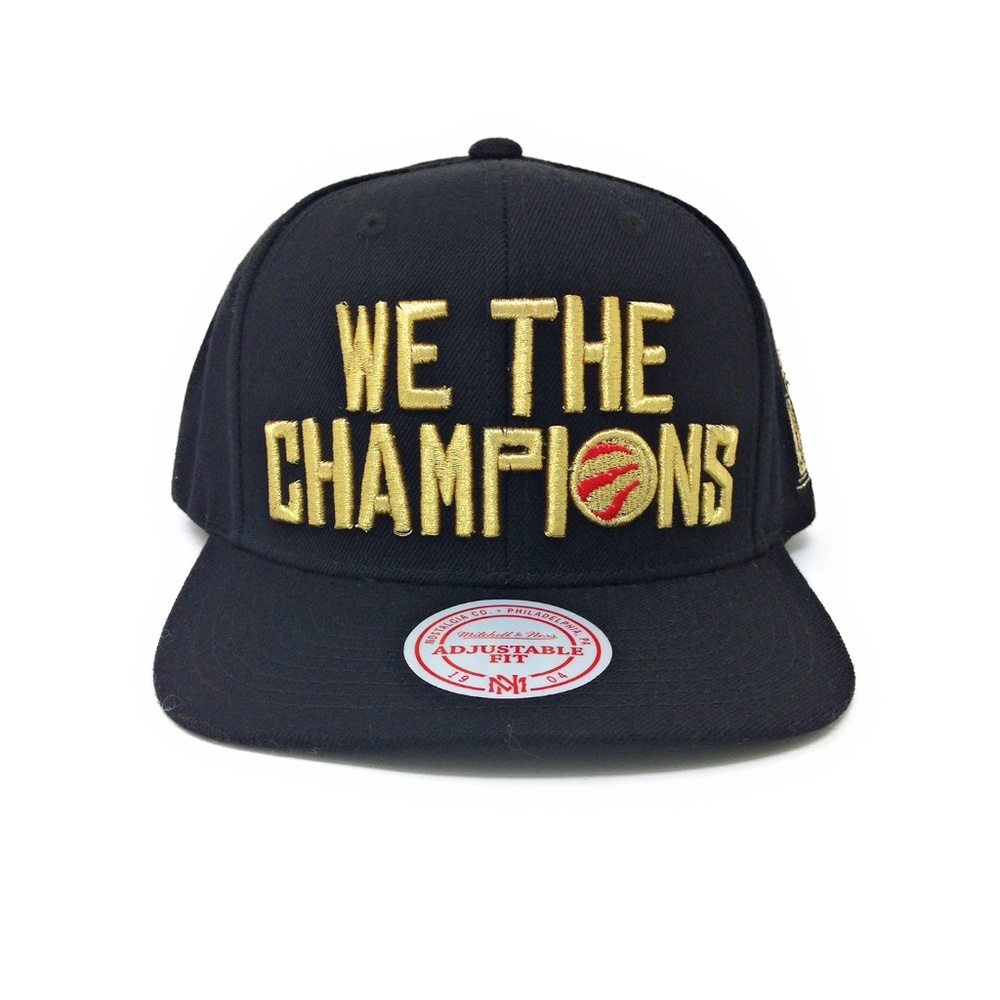 Mitchell and Ness Toronto Raptors We The Champions - 2019 Champions - Black/Gold